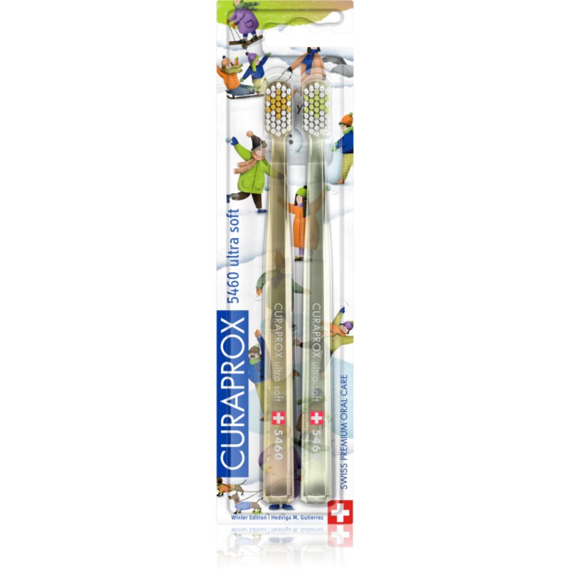 Curaprox CS 5460 Snow Edition Toothbrushes Ultra Soft 2 Pc