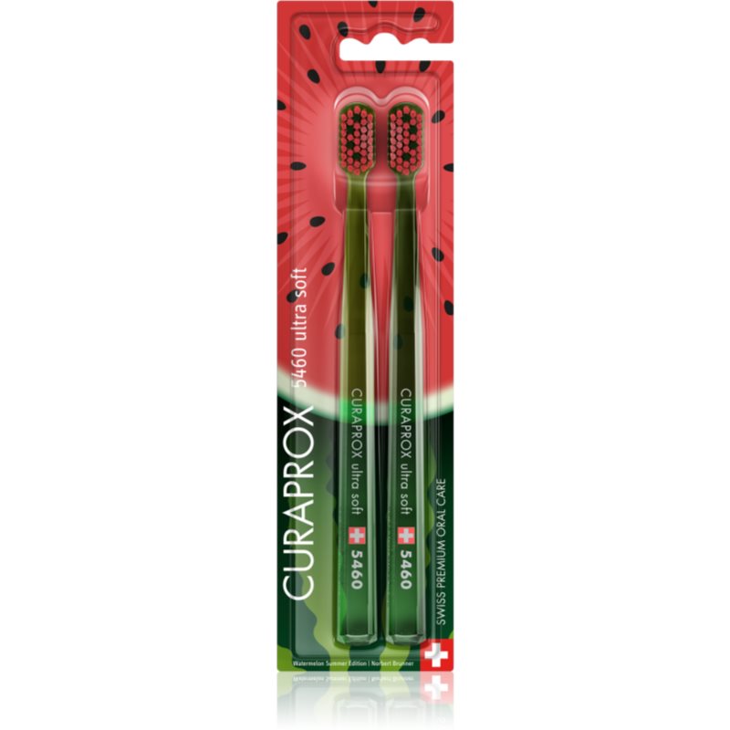 Curaprox CS 5460 Watermelon Edition toothbrushes 2 pc
