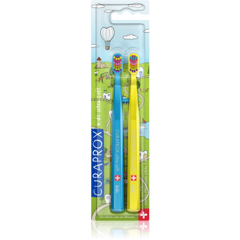Curaprox Limited Edition Summer Kids zubní kartáčky 2 ks