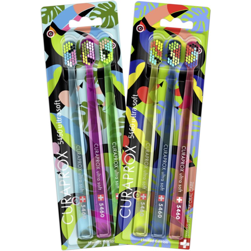 Curaprox Limited Edition Toucan Interdentalzahnbürste 5460 Ultra Soft 3 St.