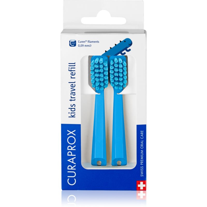 Curaprox Kids Travel refill zamjenske glave za četkicu za zube Blue 2 kom