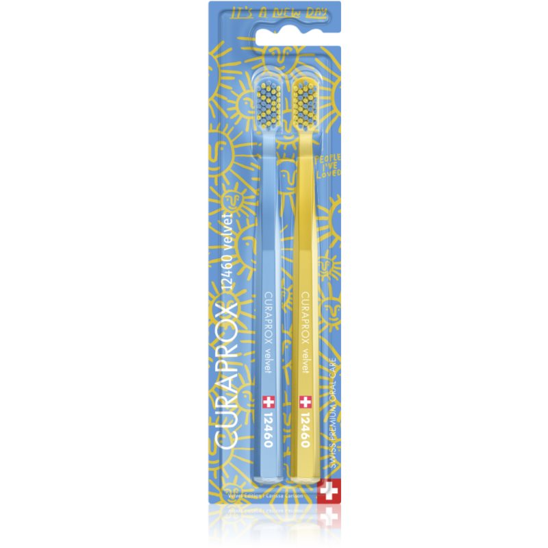 Curaprox CS 12460 velvet Beach Edition toothbrushes 2 pc