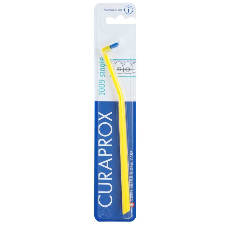 

Curaprox 1009 Single монопучкова зубна щітка для користувачів брекет-систем