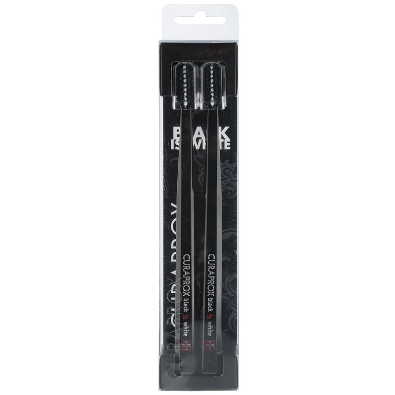Curaprox Black Is White Ultra Soft Toothbrushes 2 Pc
