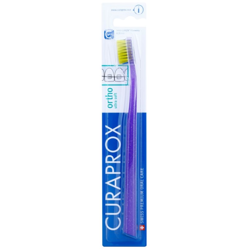 Curaprox Ortho Ultra Soft 5460 kieferorthopädische Zahnbürste für Träger von festen Zahnspangen 1 St.