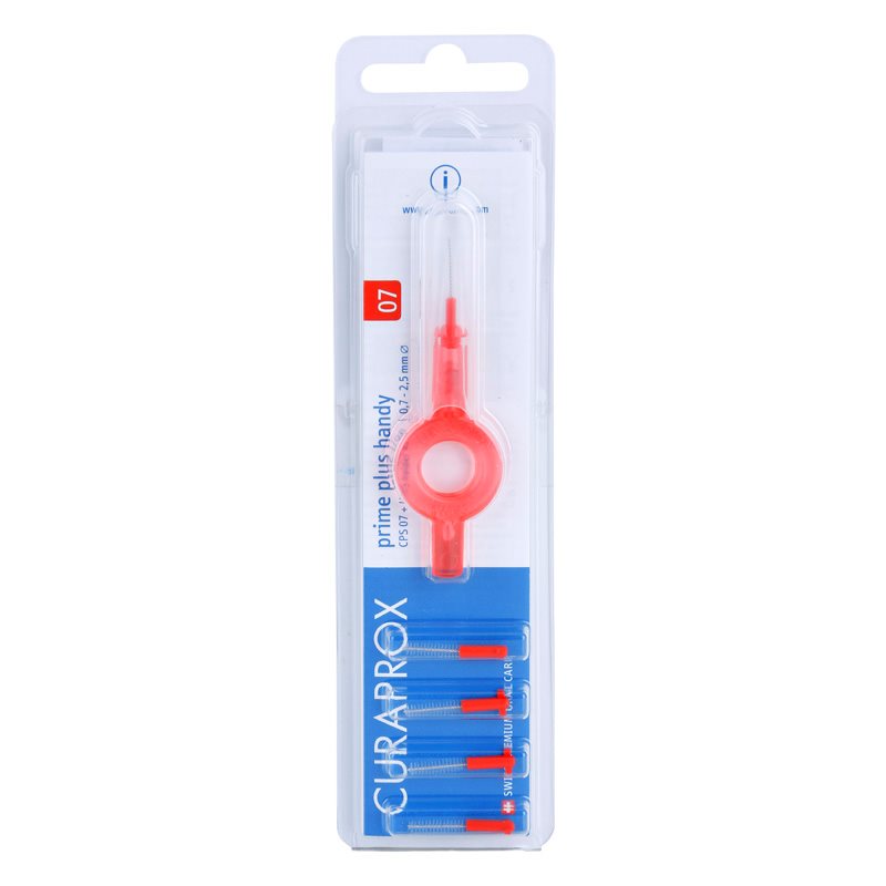 

Curaprox Prime Plus Handy CPS змінні міжзубні щітки 5 шт + тримач