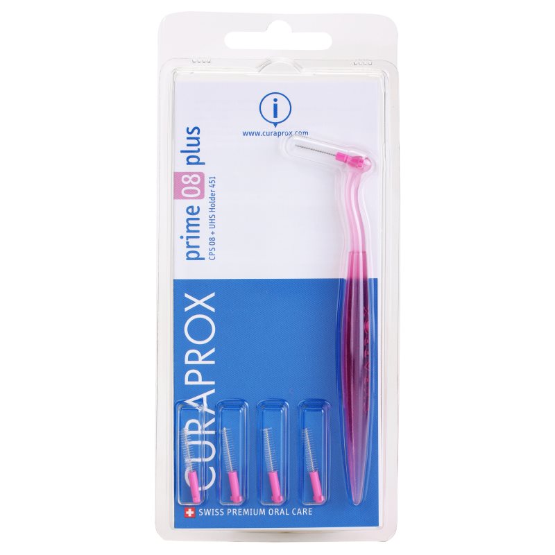 

Curaprox Prime Plus змінні міжзубні щітки 5 шт + тримач CPS 08 0,8 - 3,2 mm