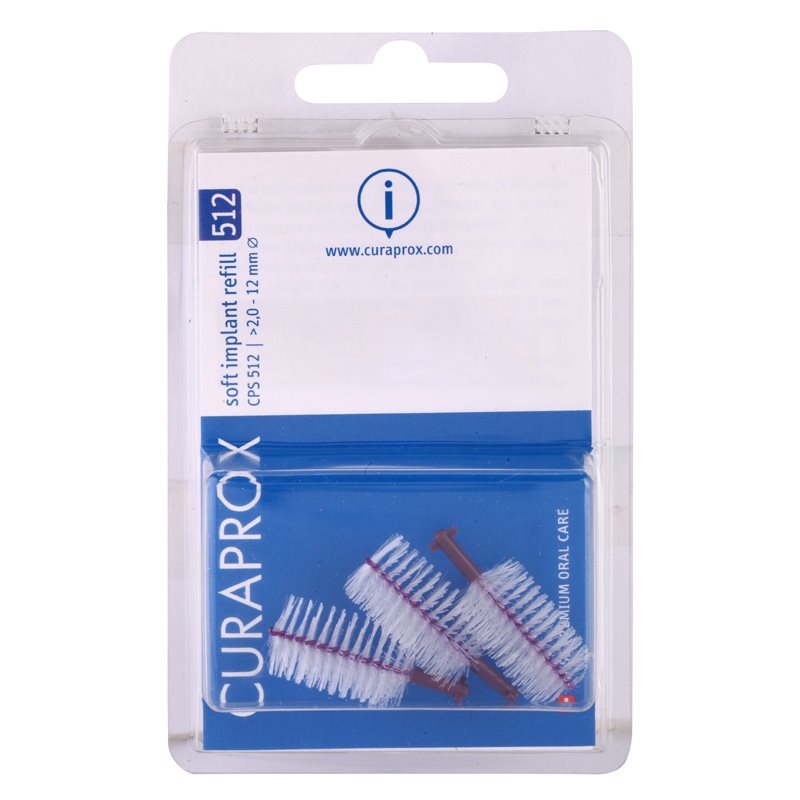 

Curaprox Soft Implantat CPS змінні міжзубні щітки для чищення імплантантів 3 шт