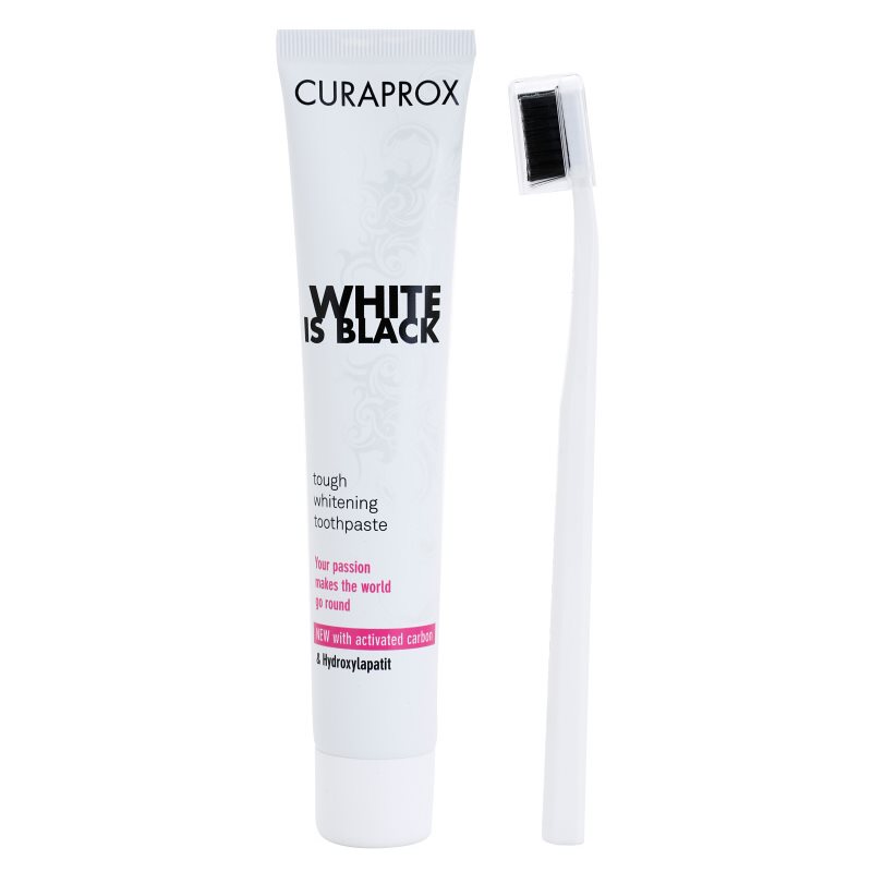 

Curaprox White is Black стоматологічний набір (для білосніжних зубів)