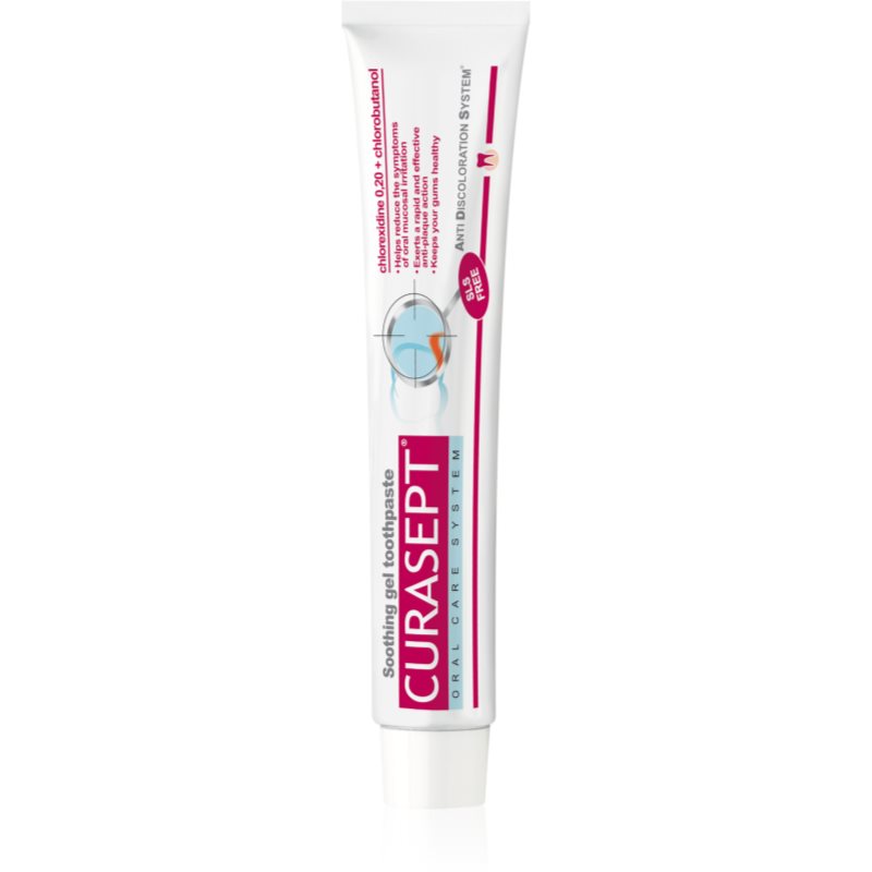 E-shop Curasept ADS Soothing zklidňující zubní pasta s gelovou texturou 75 ml