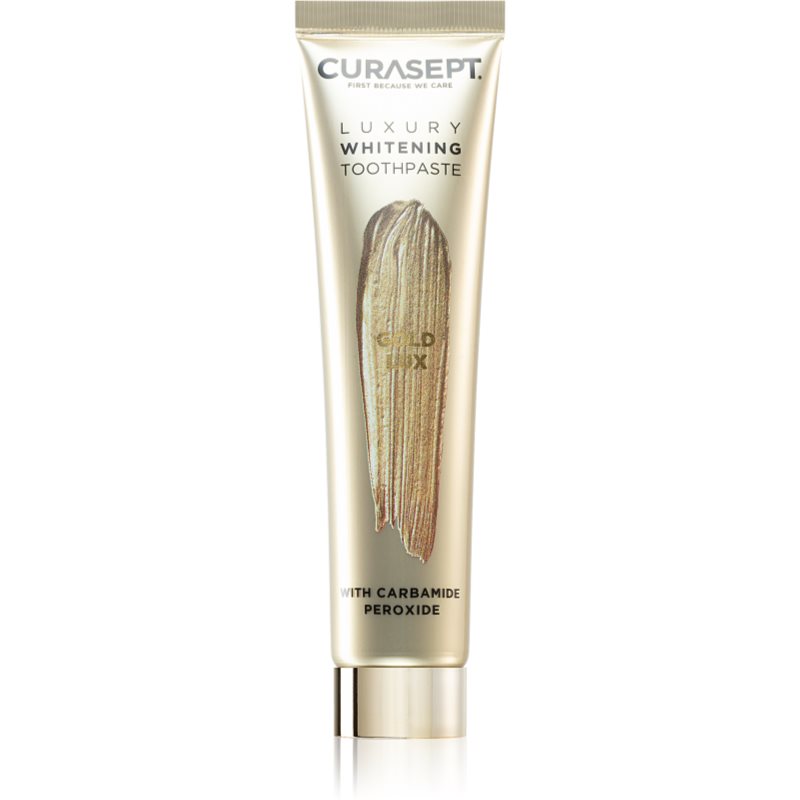 Curasept Gold Lux Toothpaste відбілююча зубна паста з активованим вугіллям