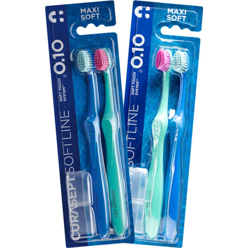 Curasept Softline 0.10 Maxi Soft 2Pack Toothbrush 2 Pc