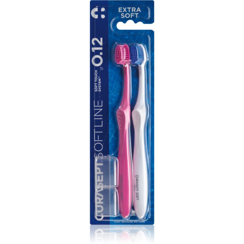 Curasept Softline 0.12 Extra Soft 2Pack Toothbrush 2 Pc