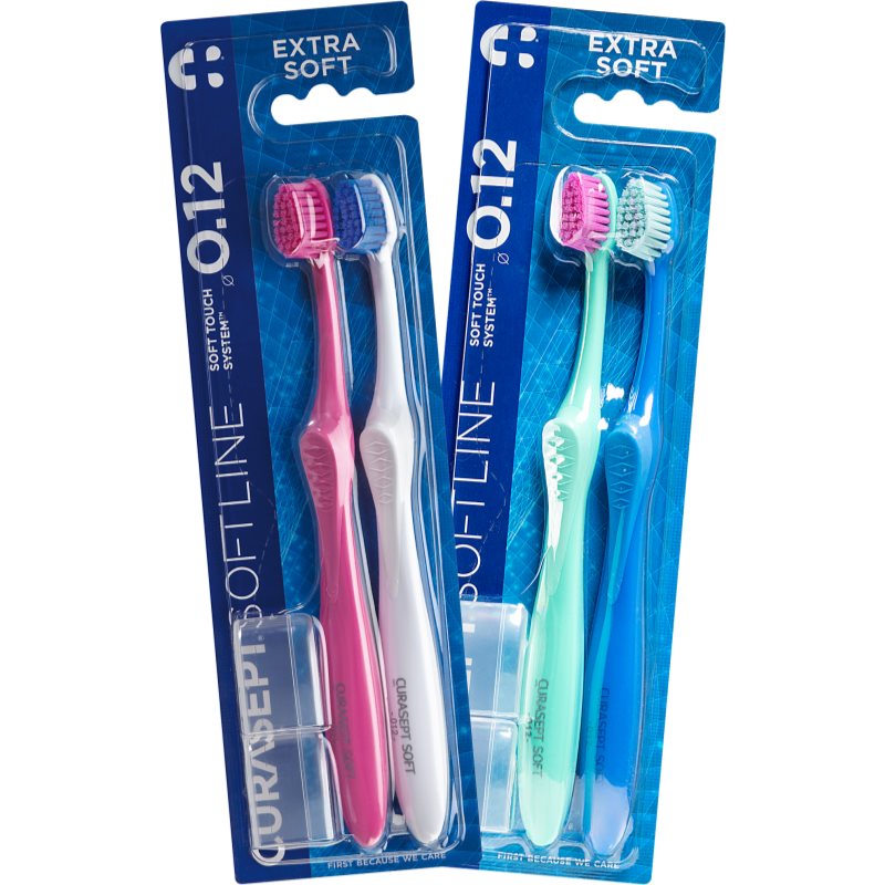 Curasept Softline 0.12 Extra Soft 2Pack Toothbrush 2 Pc