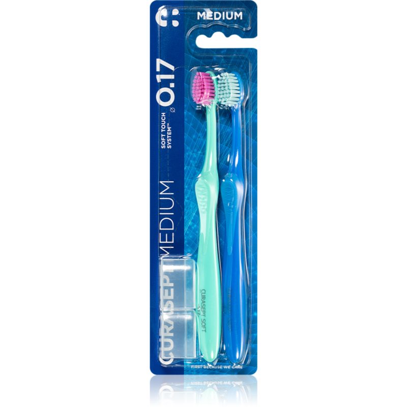 Curasept Softline 0.17 Medium 2pack Toothbrush 2 Pc