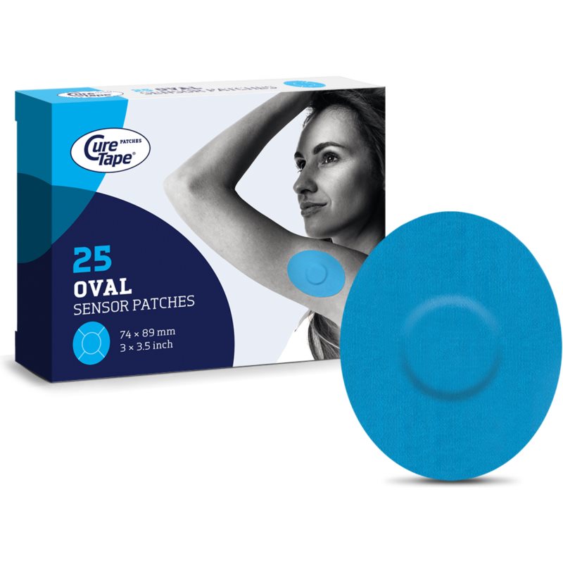 CureTape Sensor Patches náplasti na senzor 25 ks Classic modrá koupíte na Notino.cz