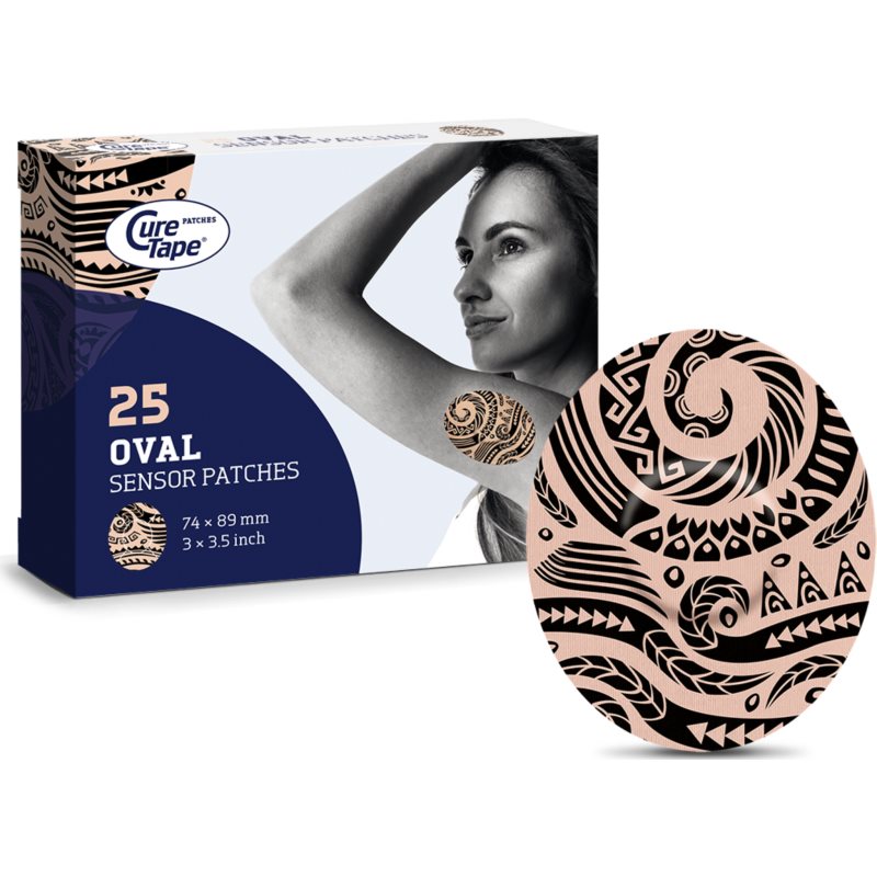 CureTape Sensor Patches náplasti na senzor 25 ks Art Tattoo koupíte na Notino.cz