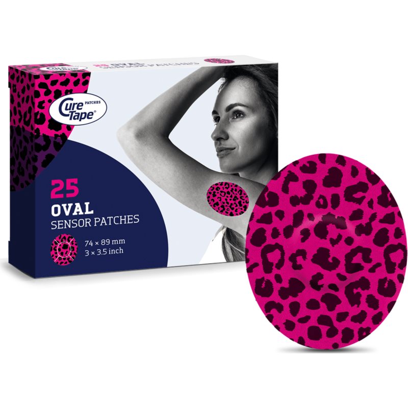 CureTape Sensor Patches náplasti na senzor 25 ks Art Leopard koupíte na Notino.cz