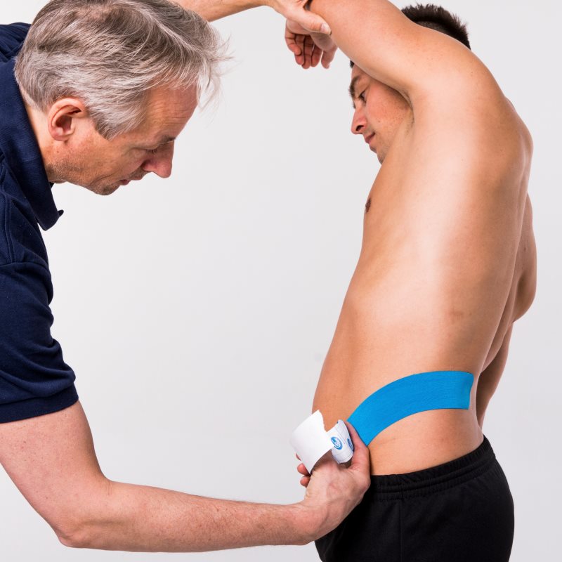 CureTape® Sports fixační tejpovací páska barva Blue 5 m (obrázek 4)