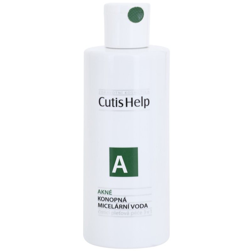 CutisHelp Health Care A - Acne міцелярна вода з екстрактом коноплі для проблемної шкіри 200 мл