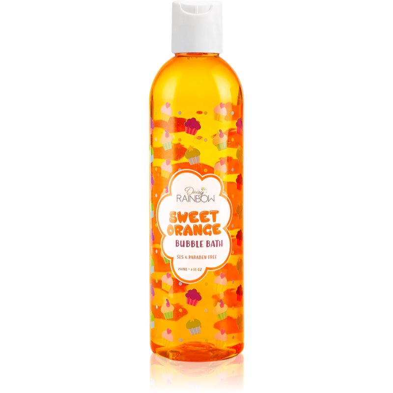 Daisy Rainbow Bubble Bath Sweet Orange dušo želė ir burbulinės vonios putos vaikams 250 ml
