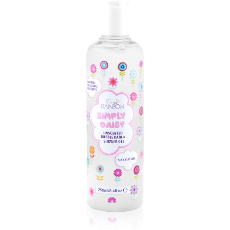 E-shop Daisy Rainbow Bubble Bath Simply Daisy sprchový gel a bublinková koupel pro děti 250 ml