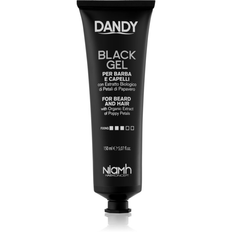 DANDY Black Gel juodas gelis žiliems plaukams ir barzdai 150 ml