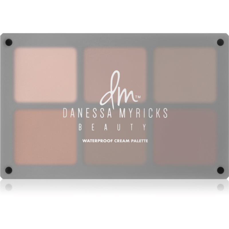 Danessa myricks beauty waterproof cream palette multifunkciós arc paletta vízálló árnyalat essentials 6x3 g