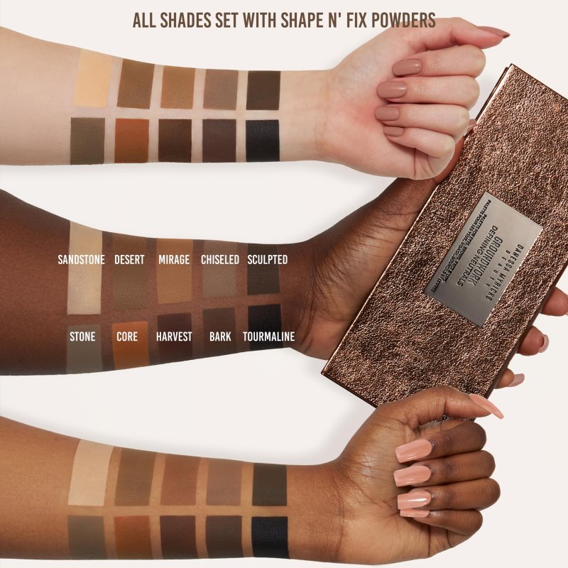 Danessa Myricks Beauty Groundwork multifunkční paleta na obličej odstín Defining Neutrals 26 g (obrázek 8)