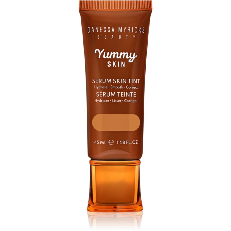 Danessa Myricks Beauty Yummy Skin Serum Skin Tint hydratační make-up s vyhlazujícím účinkem odstín 9 - Medium to Tan Skin with Neutral Olive Undertone