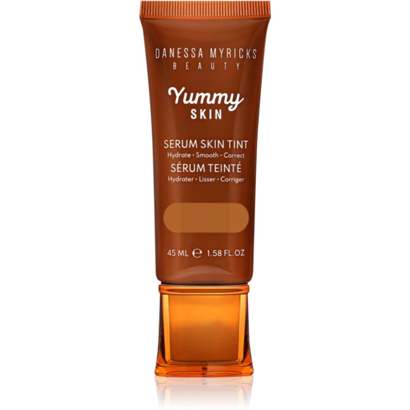 Danessa Myricks Beauty Yummy Skin Serum Skin Tint hydratační make-up s vyhlazujícím účinkem odstín 11 - Tan to Dark Skin with Neutral Olive Undertones