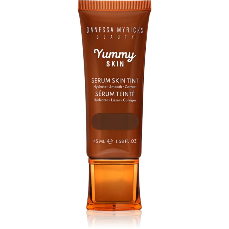 Danessa Myricks Beauty Yummy Skin Serum Skin Tint hydratační make-up s vyhlazujícím účinkem odstín 15 - Deep with Neutral Undertones 45 ml