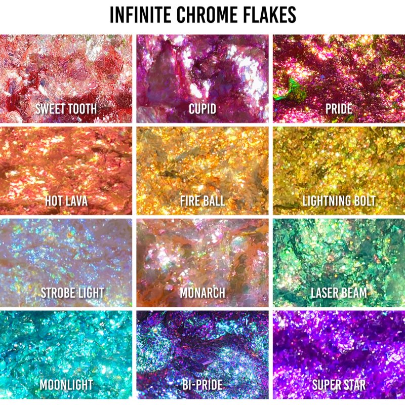 Danessa Myricks Beauty Infinite Chrome Flakes třpytivé oční stíny odstín Bi-Pride 3.8 g (obrázek 7)