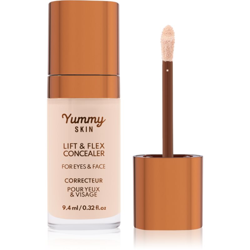 Danessa Myricks Beauty Yummy Skin Lift & Flex Concealer tekutý korektor s matným efektem odstín 1 - Fair With Pink Undertones 8.4 ml