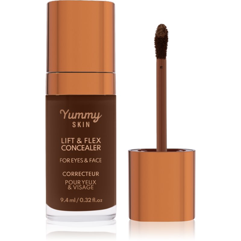 Danessa Myricks Beauty Yummy Skin Lift & Flex Concealer tekutý korektor s matným efektom odtieň 19 - Deep with Warm Undertones 8.4 ml