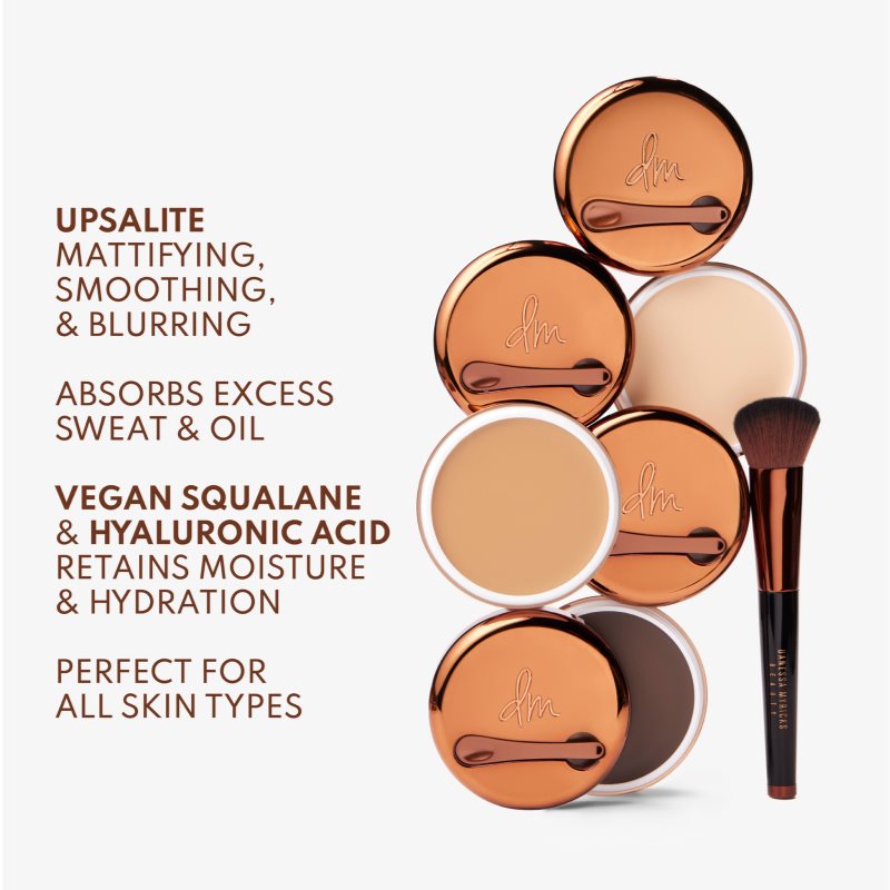 Danessa Myricks Beauty Yummy Skin Blurring Balm Powder kompaktní krémový make-up odstín 9.5 - Dark to Deep with Neutral Undertones 18 g (obrázek 5)
