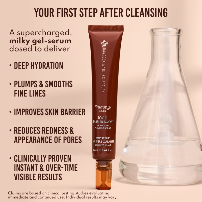 Danessa Myricks Beauty Yummy Skin 10/10 Barrier Boost mléčné pleťové sérum s kyselinou hyaluronovou 50 ml (obrázek 5)