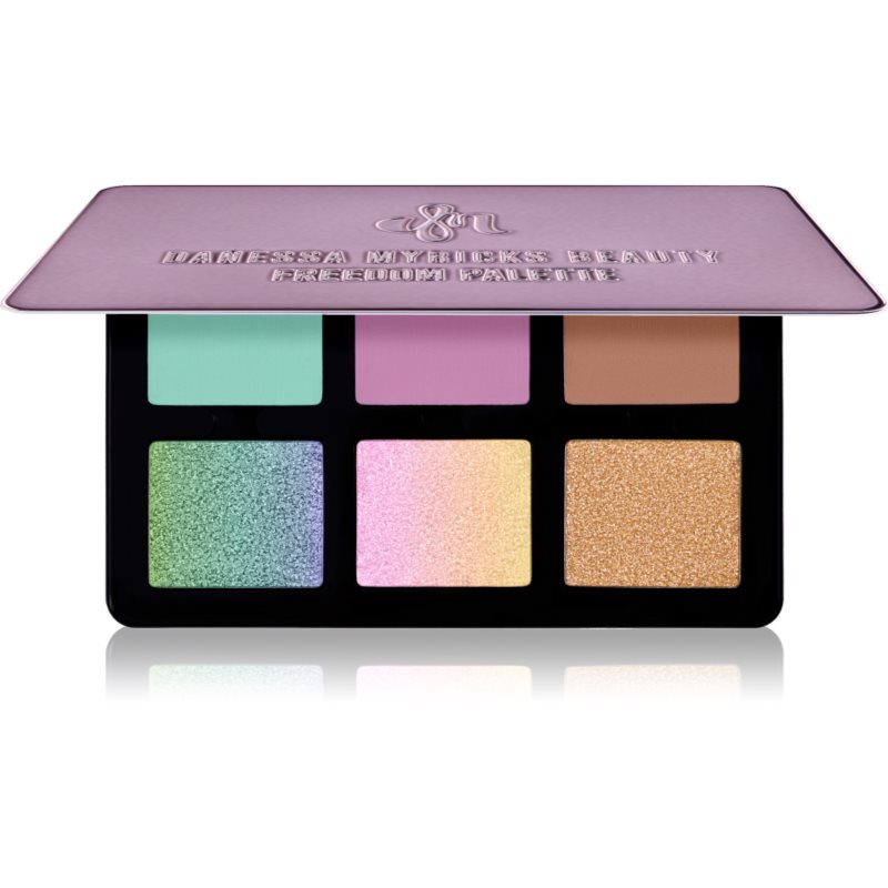 Danessa Myricks Beauty Freedom Palette multifunkční paleta na obličej 6x1.2 g