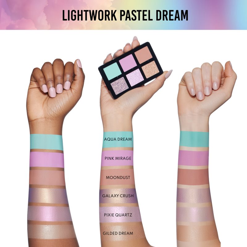 Danessa Myricks Beauty Pastel Dream Mini Freedom Palette multifunkční paleta na obličej 6x1.2 g (obrázek 4)