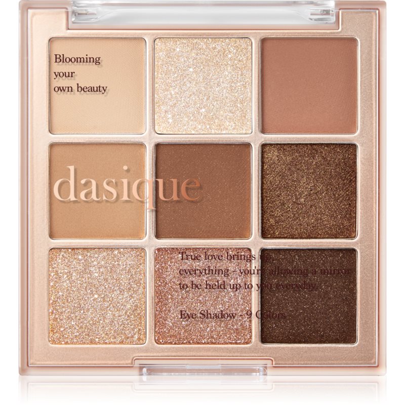 Dasique Eye Shadow Palette paleta sjenila za oči nijansa 01 Sugar Brownie 7 g