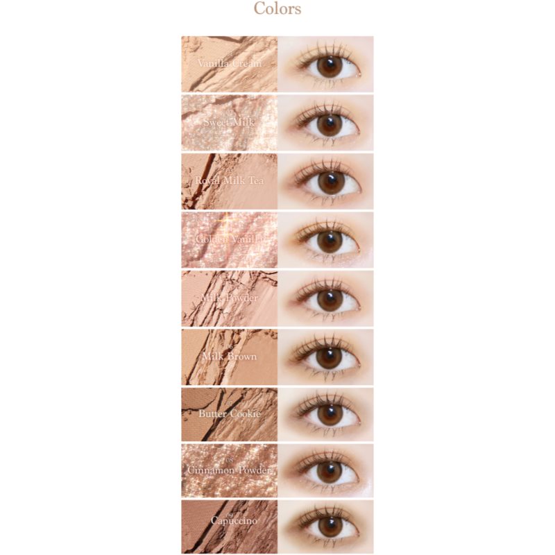 Dasique Eye Shadow Pallete paletka očních stínů odstín 07 Milk Latte 7 g (obrázek 3)