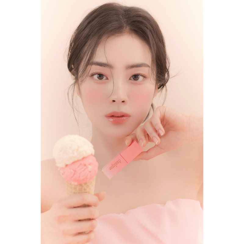 Dasique Juicy Dewy Lip Tint Ice Cream Collection dlouhotrvající lesk na rty 09 Peach Pudding 3.5 g (obrázek 4)