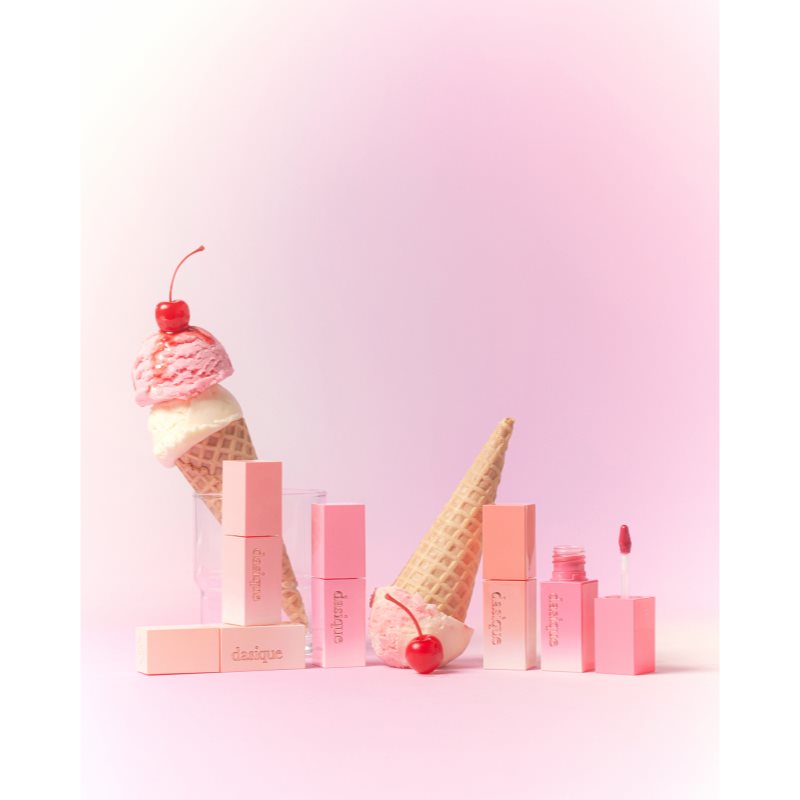 Dasique Juicy Dewy Lip Tint Ice Cream Collection dlouhotrvající lesk na rty 09 Peach Pudding 3.5 g (obrázek 7)