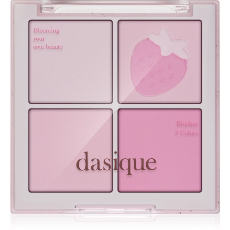Dasique Blending Mood Cheek paleta tvářenek pro zdravý vzhled odstín 06 Berry Smoothie 10 g