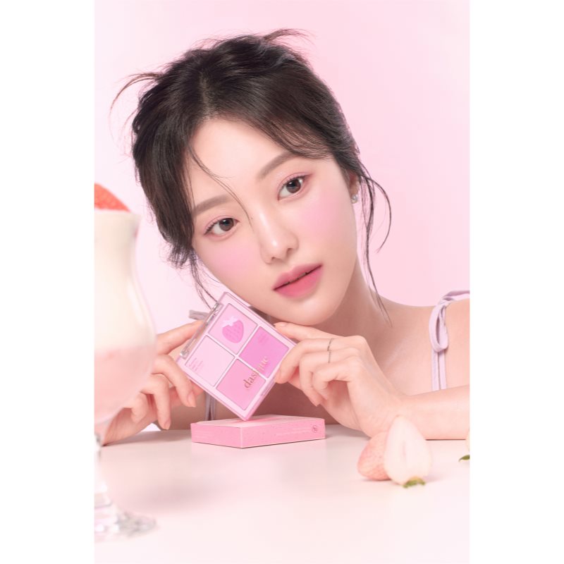 Dasique Blending Mood Cheek paleta tvářenek pro zdravý vzhled odstín 06 Berry Smoothie 10 g (obrázek 3)