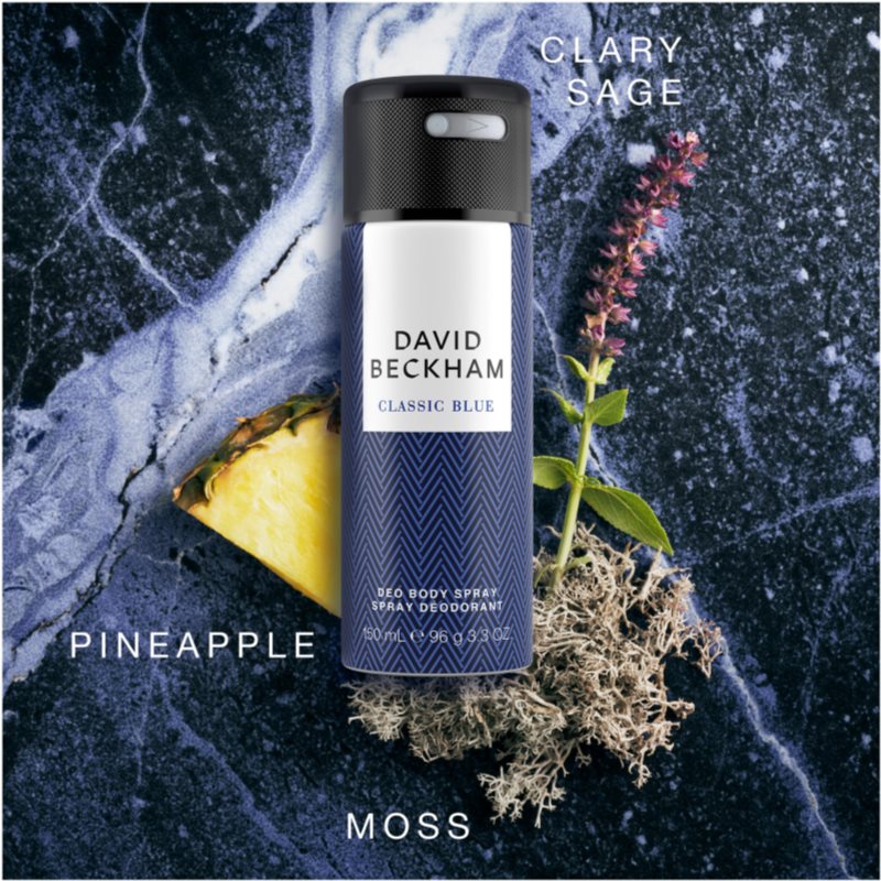 David Beckham Classic Blue dezodorant v spreji pre mužov 150 ml