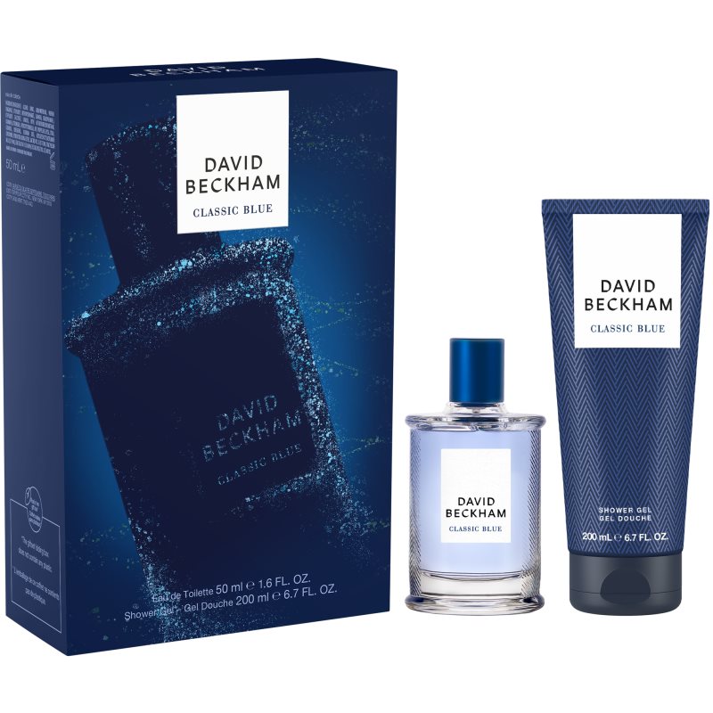 David Beckham Classic Blue gift set for men