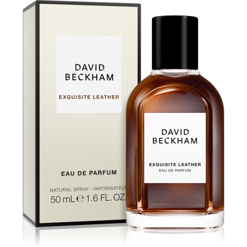 David Beckham Exquisite Leather Eau de Parfum für Herren 50 ml