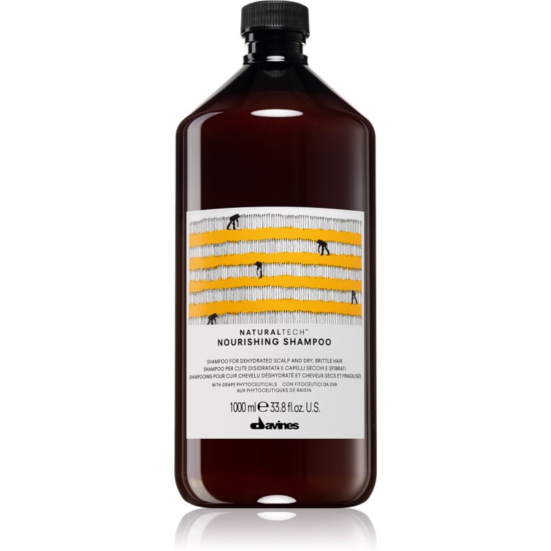 Davines Naturaltech Nourishing Shampoo für dehydrierte Kopfhaut und trockene zerbrechliche Haare 1000 ml