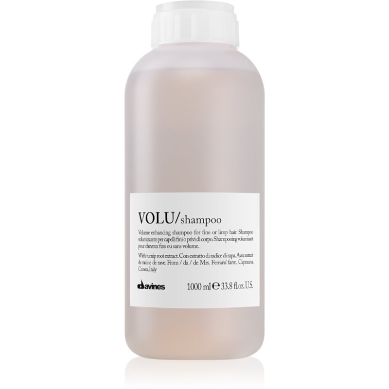 Davines Essential Haircare VOLU Shampoo apimties suteikiantis šampūnas 1000 ml